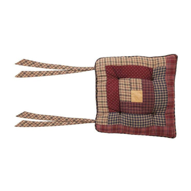 Millsboro Country Chair Pad Log Cabin Patch - The Fox Decor